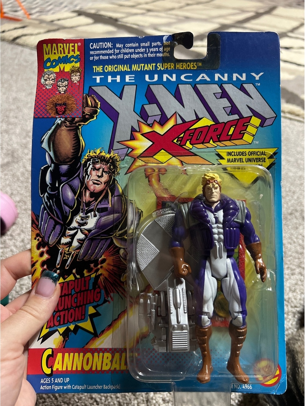 The Uncanny X-Men X-Force Cannonball Action Figure with Catapult Launcher